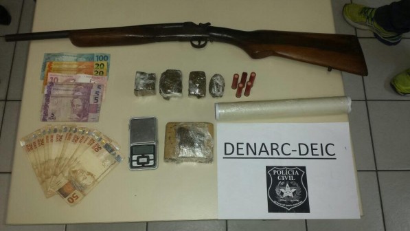 Polícia Civil fecha ponto de venda de drogas em São José