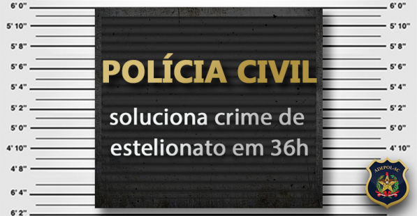Polícia Civil soluciona crime de estelionato em 36 horas