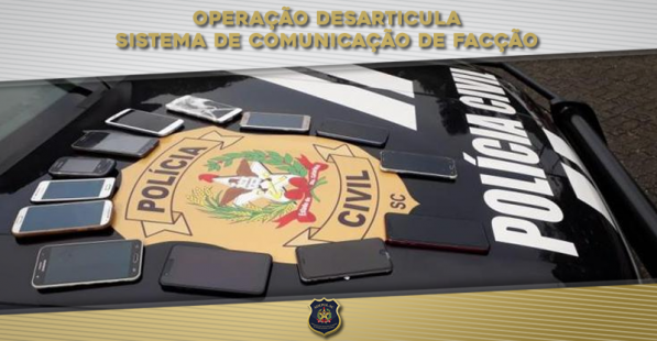 Operação desarticula sistema de comunicação de facção