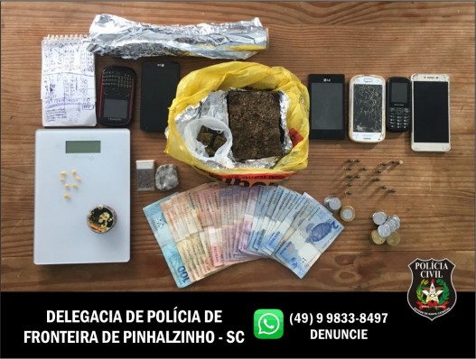 Polícia Civil prende traficante de drogas em Erechim