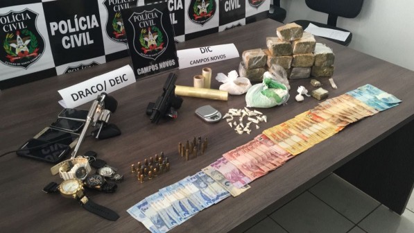 Polícia Civil prende integrantes de organização criminosa em Campos Novos