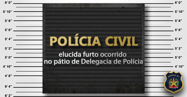 Polícia Civil elucida furto ocorrido no pátio de Delegacia de Polícia