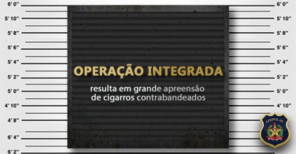 Operação Integrada resulta em grande apreensão de cigarros contrabandeados