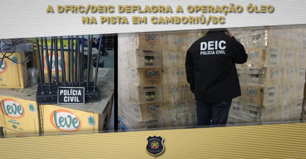 A DFRC/DEIC deflagra a Operação Óleo na Pista em Camboriú/SC
